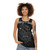 Unisex tank top with universe and astrophysics design - women