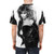 Retro-style graphic t-shirt featuring a strong, confident female character - men back