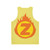 Superhero Letter Z Insignia Unisex Tank Top - Back