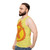 Superhero Letter X Fire Insignia Unisex Tank Top - men side