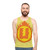 Superhero Letter U Fire Insignia Unisex Tank Top - men