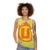 Superhero Letter U Fire Insignia Unisex Tank Top - women