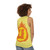 Superhero Letter U Fire Insignia Unisex Tank Top - women back