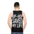 Hip Hop Graphic Unisex Tank Top - men back