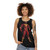 Superhero black unisex tank top - women