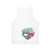 Superhero cat unisex tank top - Back