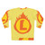 Superhero Letter L Fire Insignia Sweatshirt - Back