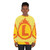 Superhero Letter L Fire Insignia Sweatshirt - women