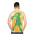Bold and Brash Spongebob Cartoon Themed Unisex Tank Top - men back