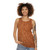 Unisex tank top with vintage industrial worn metal texture - women