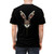Bearded bunny design on a high-quality t-shirt - men back