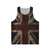 Distressed vintage union jack punk tank top