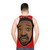 Retro unisex tank top with hip hop inspired design - men back