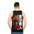 Hideto Matsumoto of X Japan Red X Unisex Tank Top - men back