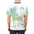 A stylized illustration of a green unicorn, a magical fantasy creature, featured on a high-quality t-shirt. - men back