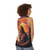 Sunset Cat Unisex Tank Top - women back