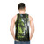 Sunlit fir tree unisex tank top - men back