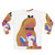 Trippy Alice in Wonderland sweatshirt with psychedelic design - Back