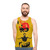 Japanese sumo wrestler unisex tank top - men