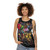 Unisex tank top featuring a graphic design celebrating heroes of color - women