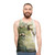 Unisex tank top with botanical seed pod design - men