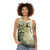 Unisex tank top with botanical seed pod design - women