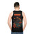 Retro and vintage-inspired cosmic unisex tank top - men back