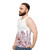 Off Game Unisex Tank Top with 3D Ghost Design - men side
