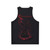 Castlevania Unisex Tank Top with Exquisite Darkness Design - Back