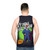 Superhero Unisex Tank Top - men back