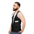 Tuxedo-inspired unisex tank top for formal events - men side