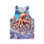 Colourful octopus unisex tank top with abstract nature design