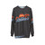 Trapstar Shooters Sweatshirt with Orange Basketball and Tiger Graphics - hanging