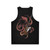 Octopus playing electric guitar, musician tank top - Back