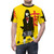 Model wearing a t-shirt with the character Gogo Yubari from the Kill Bill movies - men front