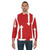 Mod-inspired sweatshirt with 60s Mondrian-style graphic pattern - men