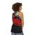 Retro unisex tank top with Casiopea 1979 album cover design - women back