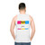 Retro Pan Pride Unisex Tank Top - men back