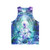 Unisex tank top with psychedelic nature and space-themed design by artist Cameron Gray - Back