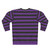 Striped purple and black sweatshirt - Back