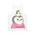 Cartoon penguin NFT avatar design on unisex tank top - Back