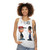 Cartoon Unisex Tank Top featuring the Pet Shop Boys 80s Synthpop Logo - women