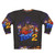 Streets of Rage 2 retro gaming sweatshirt with classic beat 'em up design - Back