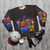 Streets of Rage 2 retro gaming sweatshirt with classic beat 'em up design - flat lay