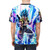 Super Saiyan Blue Fusion Anime Inspired T-Shirt - men back