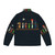 Muppet science chemistry puffer jacket featuring beakers and Kermit the Frog - Back