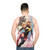 Carol Danvers Unisex Captain Marvel Tank Top - men back