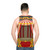 Carnival circus vintage unisex tank top - men back
