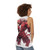 Carnage unisex artist tank top with graphic design - women back