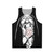 Satanic gothic nun tank top